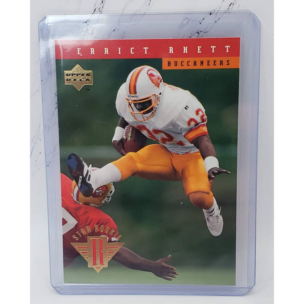 1994 Upper Deck Errict Rhett Star Rookie Tampa Bay Buccaneers #27